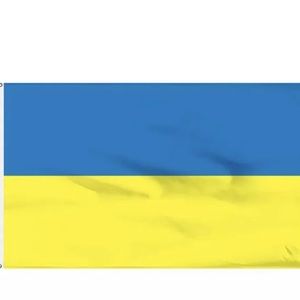 3x5 Ukraine Plain Premium Quality Flag Ukrainian House Banner